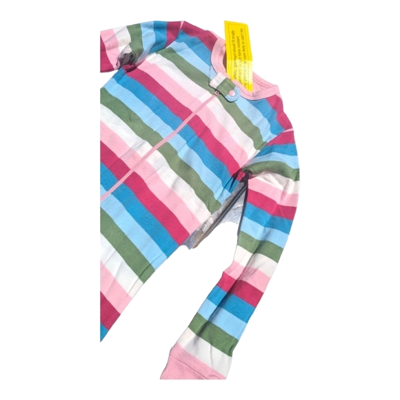 Gap Girls size 4 Zip Up Footie Striped Pajamas - Picture 2 of 7